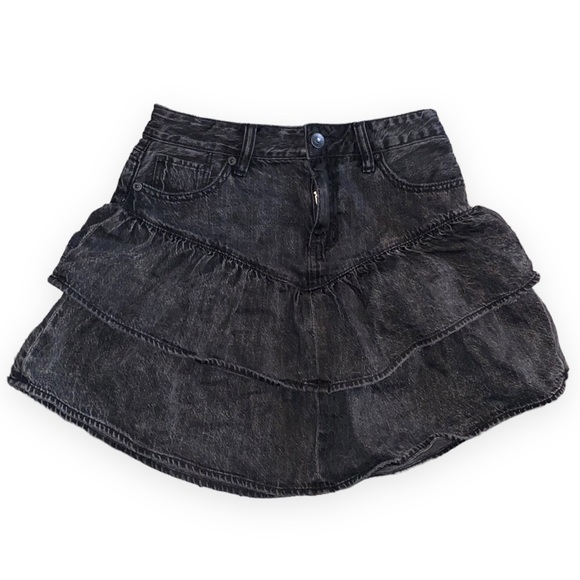 American Eagle tiered ruffle skirt size 0 - Picture 5 of 5